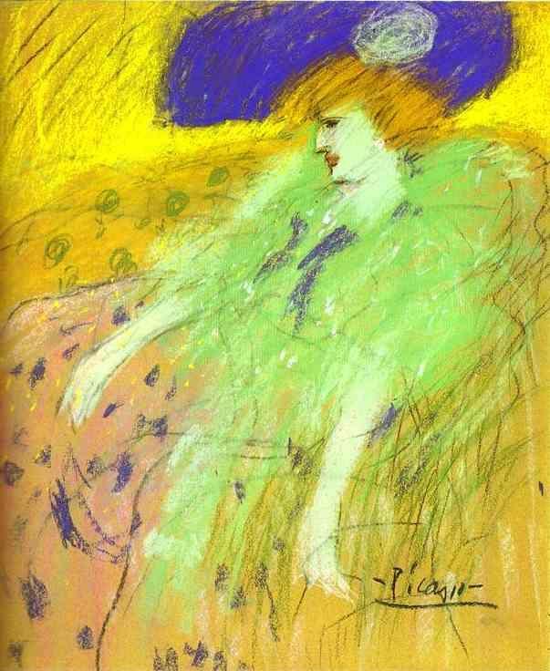 Pablo Picasso. Woman in a Blue Hat.