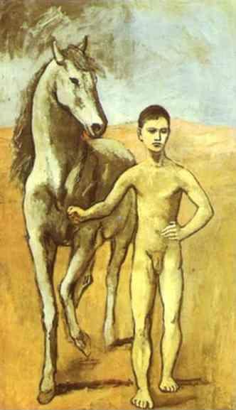 Pablo Picasso. Boy Leading a Horse.