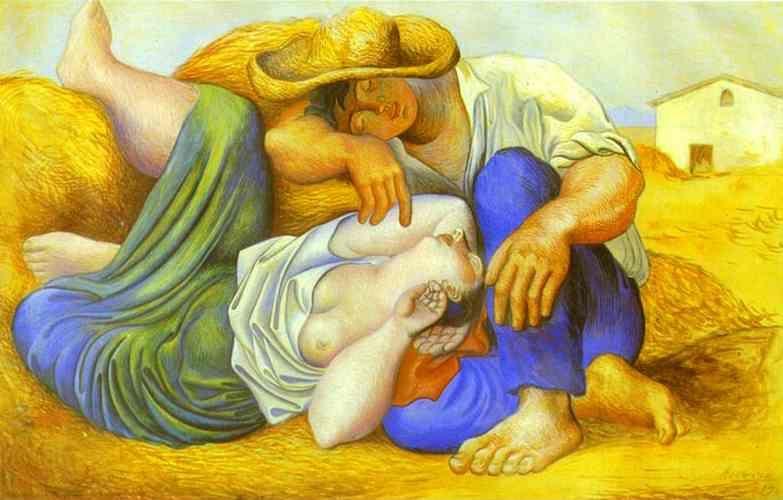 Pablo Picasso. Sleeping Peasants.