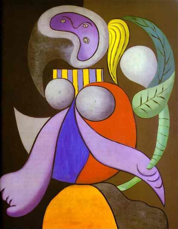 Pablo Picasso. Woman with a Flower.