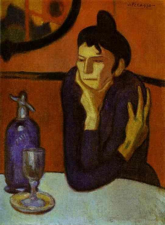 Pablo Picasso. The Absinthe Drinker.
