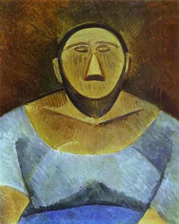 Pablo Picasso. La Fermière (half-length).