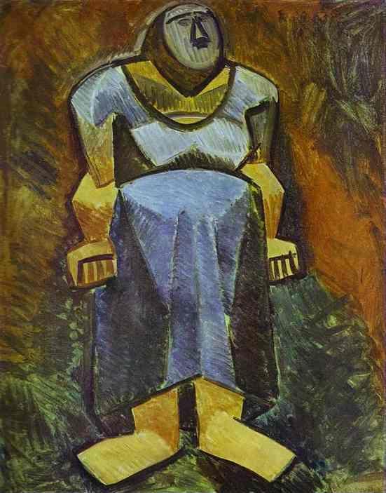 Pablo Picasso. La Fermière (full-length).