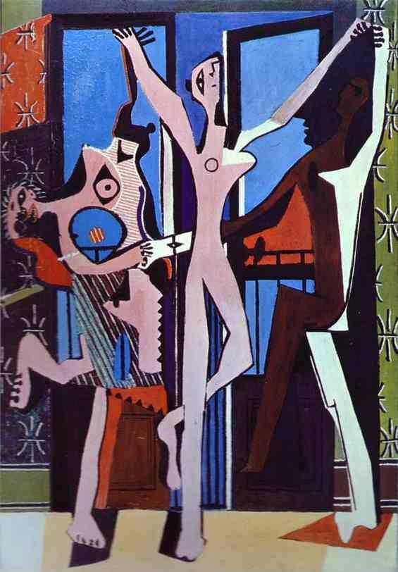 Pablo Picasso. Three Dancers.