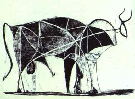 Pablo Picasso. The Bull. State VI.