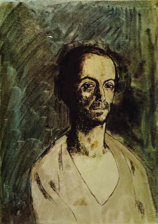 Pablo Picasso. The Catalan Sculptor Manolo  (Manuel Hugué).