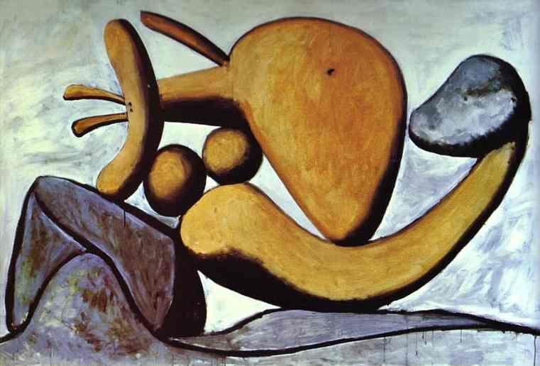 Pablo Picasso. Young Girl Throwing a Rock.