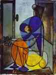 Young Girl in an Armchair.