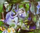 Luncheon on the Grass. After Manet.