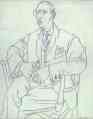 Portrait of Igor Stravinsky.