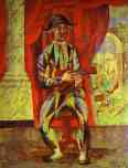 Harlequin with a Guitar.