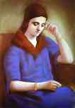 Portrait of Mme Olga Picasso.