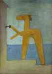 Bather Opening a Cabin.