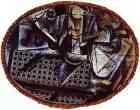 Pablo Picasso. Still-Life with Chair Caning.