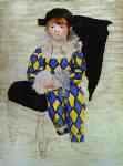 Paulo, Picasso's Son, as Harlequin.