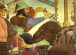 Piero della Francesca. Legend of the True Cross: Battle Between Heraclius and Chosroes. Detail.