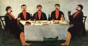 Niko Pirosmani. The Feast of Five Princes.
