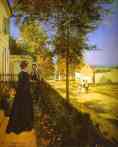 Camille Pissarro. The Road from Versailles at Louveciennes.