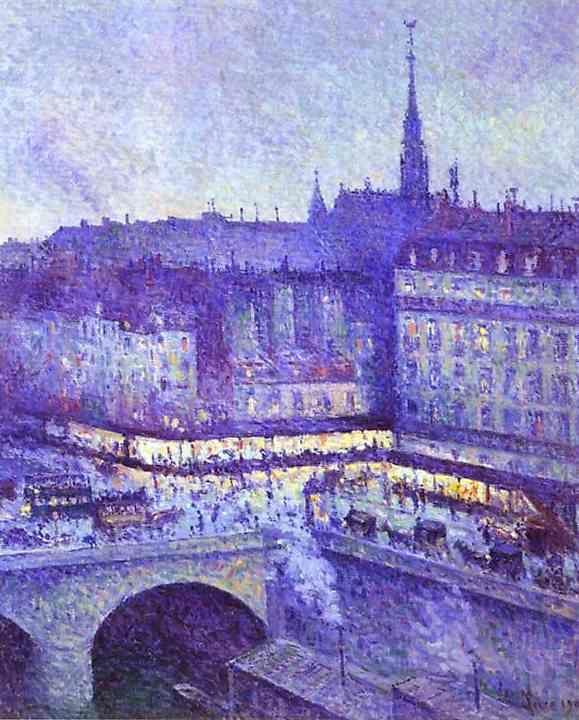 Maximilien Luce. La Sainte-Chapelle, Paris.