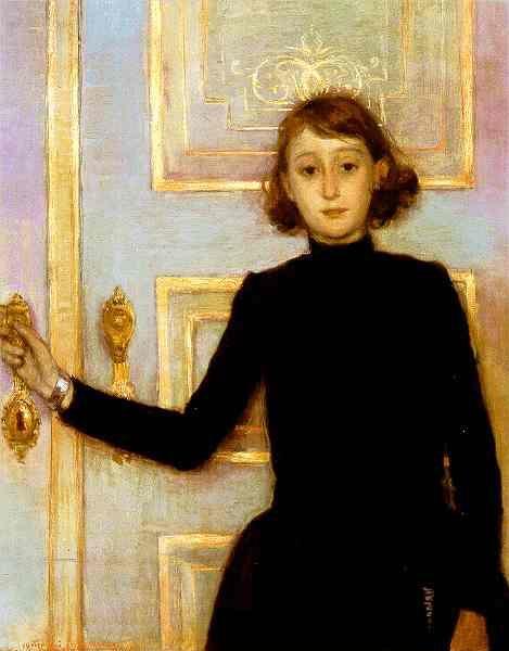 Theo Van Rysselberghe. Portrait of Marguerite van Mons.
