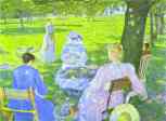 Family in an Orchard.