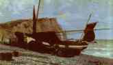 Fishing Boat. Etretat. Normandy.