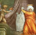 Pontormo. Saint Veronica. Detail.