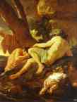Nicolas Poussin. Midas Bathing in Pactolus.