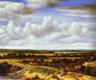 Philips Köninck. An Extensive
 Landscape with a Road by a Ruin.