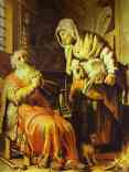 Rembrandt. Tobit and Anna.
