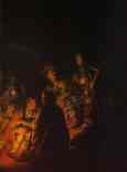 Rembrandt. Peter Denying Christ.