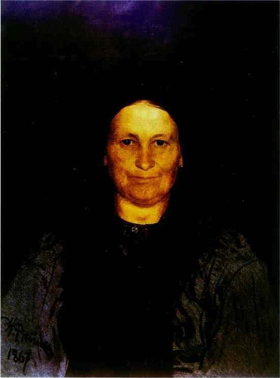 Ilya Repin. Portrait of Tatyana Repina,
the Artist's Mother.