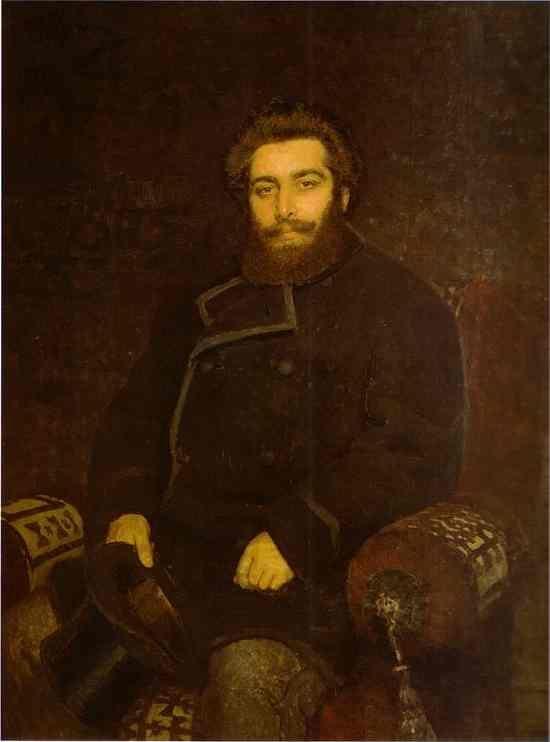 Ilya Repin. Portrait of the Artist Arkhip Kuinji.