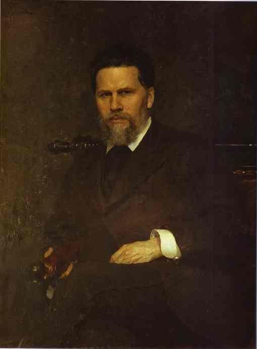 Ilya Repin. Portrait of the Artist
 Ivan Kramskoy.