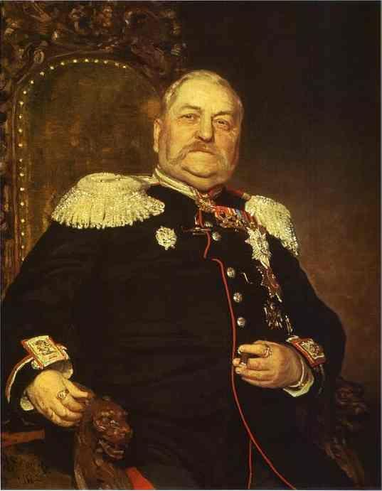 Ilya Repin. Portrait of the Military  Engineer Andrey Delvig.