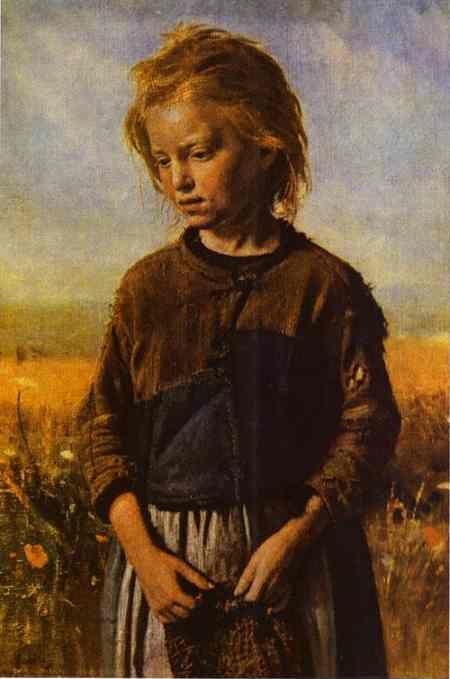 Ilya Repin. A Fisher-Girl.