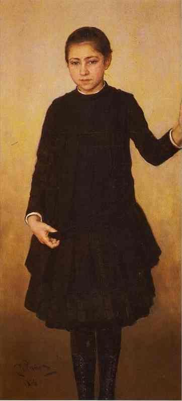 Ilya Repin. Portrait of Vera Repina,
the Artist's Daughter.