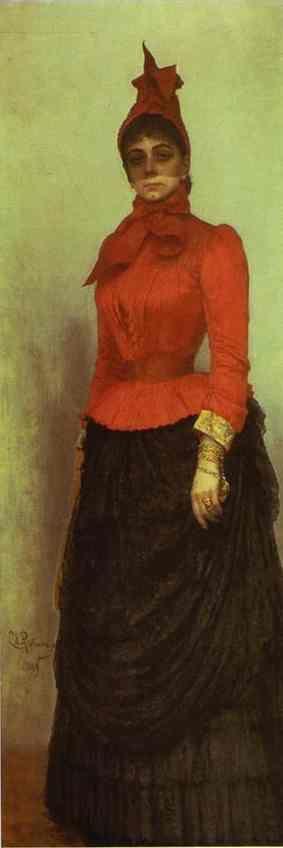 Ilya Repin. Portrait of Baroness Varvara
Ikskul von Hildenbandt.