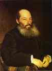 Portrait of the Poet Afanasy  Fet.
