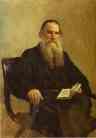 Portrait of Leo Tolstoy.