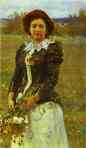 Autumn Bouquet. Portrait
 of Vera Repina.