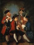 Sir Joshua Reynolds. Sir Thomas Kennedy,  James Caulfeild, Mr Ward and Mr Phelps.