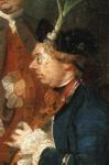 Sir Joshua Reynolds. Sir Thomas Kennedy,  James Caulfeild, Mr Ward and Mr Phelps. Detail.