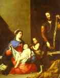 Jusepe de Ribera. The Holy Family.