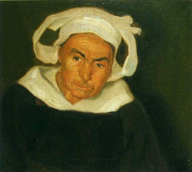 Diego Rivera. Head of a Breton Woman. / Cabeza
 de mujer bretona.