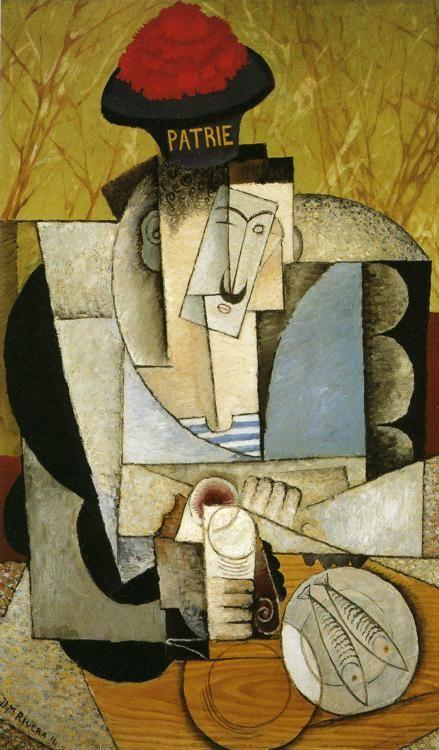 Diego Rivera. Sailor at Breakfast. / Marinero
 almorzando.