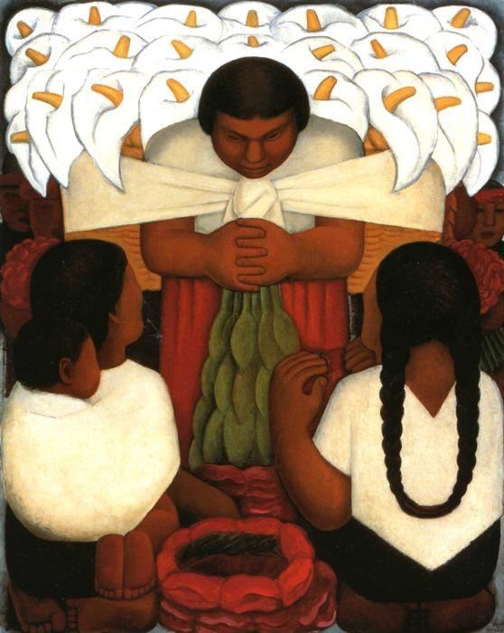 Diego Rivera. Flower Festival. / Festival
de las flores.
