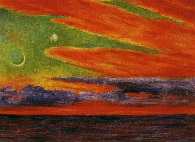 Diego Rivera. Evening Twilight at Acapulco.
/ Atardecer en Acapulco.