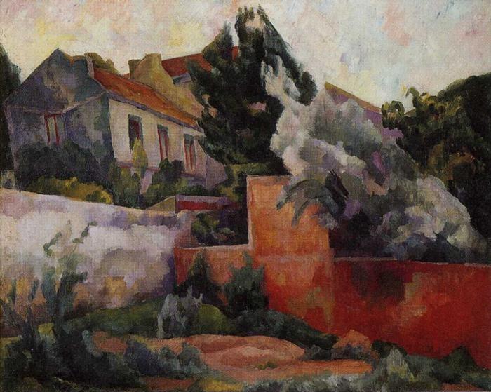 Diego Rivera. The Outskirts of Paris.
