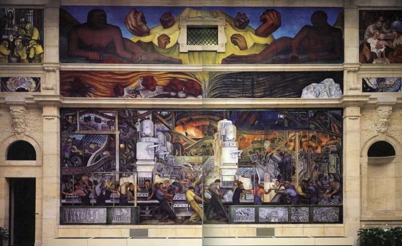 Diego Rivera. Detroit Industry.